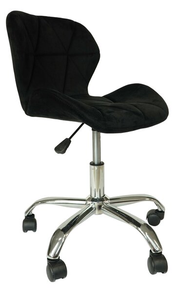 ARCHIV NERO VELVET fekete irodai szék