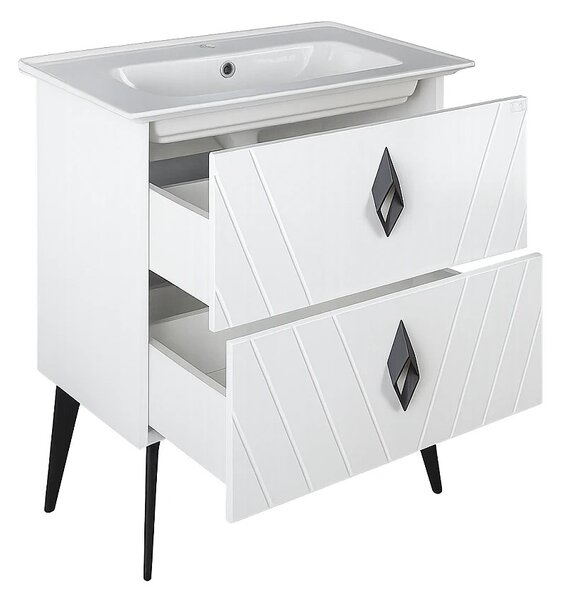 TMP KEOPS álló fürdőszobabútor - CeraStyle BLUE 70 - 42200 mosdóval - 70 x 47 cm