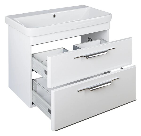 TMP LUX 60 fali fürdőszobabútor - Sanovit LUXURY - 11060 mosdóval - 60,5 x 46 cm