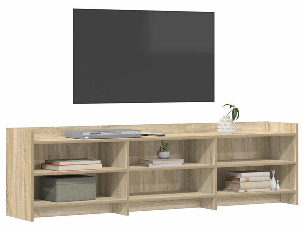 VidaXL TV szekrény 168 x 33 x 47 cm Sonoma Tölgy Szerelt Fa