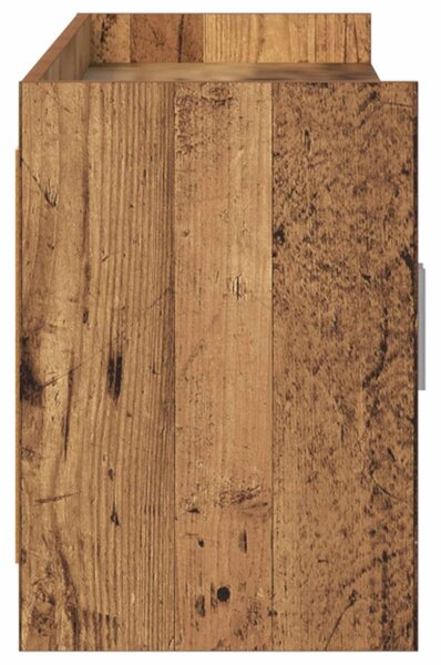 VidaXL TV szekrény 168 x 33 x 47 cm Antik Fa Szerelt Fa