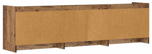 VidaXL TV szekrény 168 x 33 x 47 cm Antik Fa Szerelt Fa
