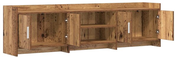 VidaXL TV szekrény 168 x 33 x 47 cm Antik Fa Szerelt Fa