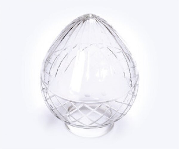 Kézzel-csiszolt-átlátszó-lámpabúra-7-cm-szájnyílással