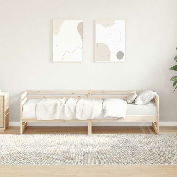 VidaXL tömör fenyőfa heverő matrac nélkül 80 x 200 cm