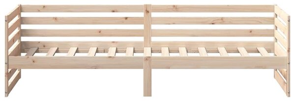 VidaXL tömör fenyőfa heverő matrac nélkül 80 x 200 cm