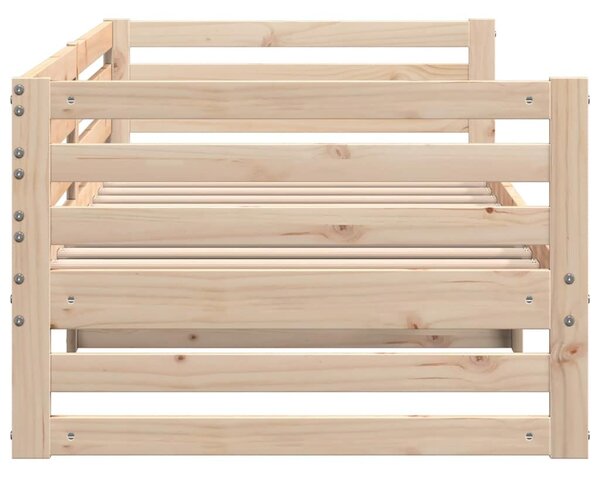 VidaXL tömör fenyőfa heverő matrac nélkül 80 x 200 cm