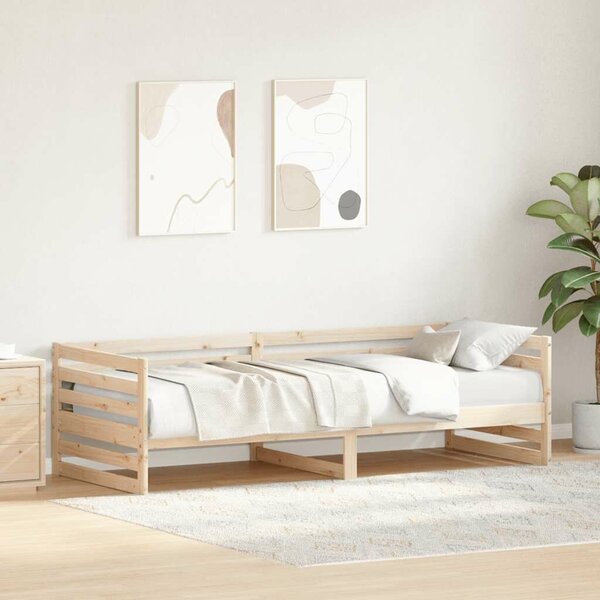 VidaXL tömör fenyőfa heverő matrac nélkül 80 x 200 cm