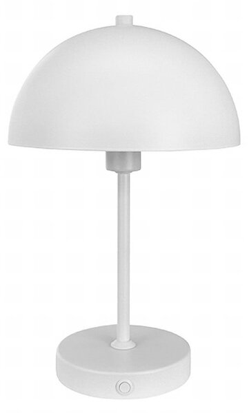 Asztali lámpa Dyberg Larsen, Stockholm, dimmable, Fehér, Nappali, Fém, Skandináv