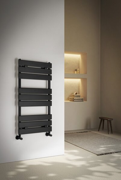 Aqualine Aqualine, BONDECO fűtőelem 500x926mm, matt fekete, DC592B