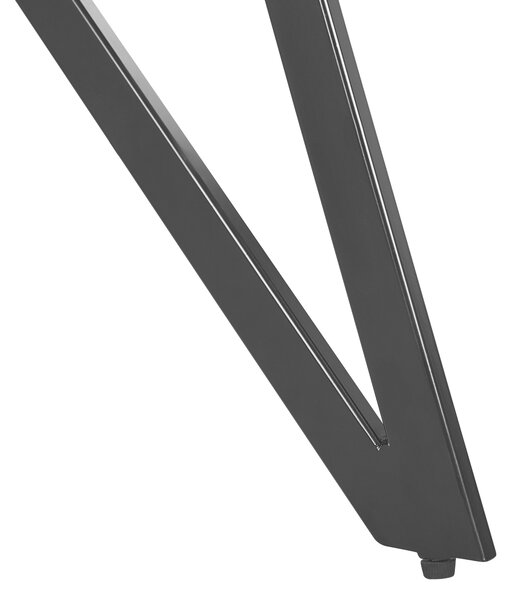 Étkezőasztal BUSCOT Szürke betonhatás 160 cm 90 cm