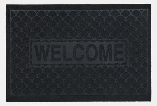Sinsay - Lábtörlő Welcome felirattal - fekete