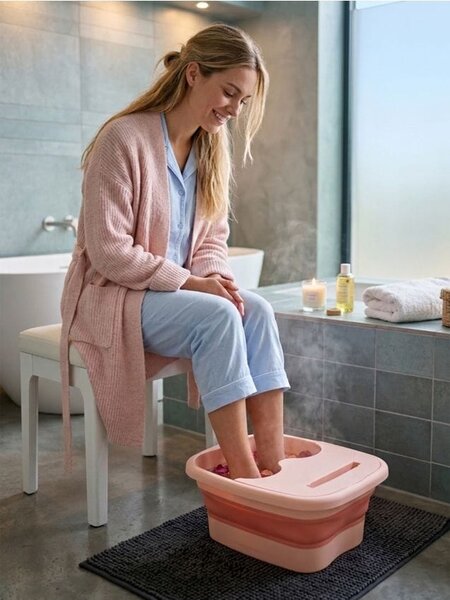 Sinsay - Összecsukható lábfürdő tál - pasztellpink