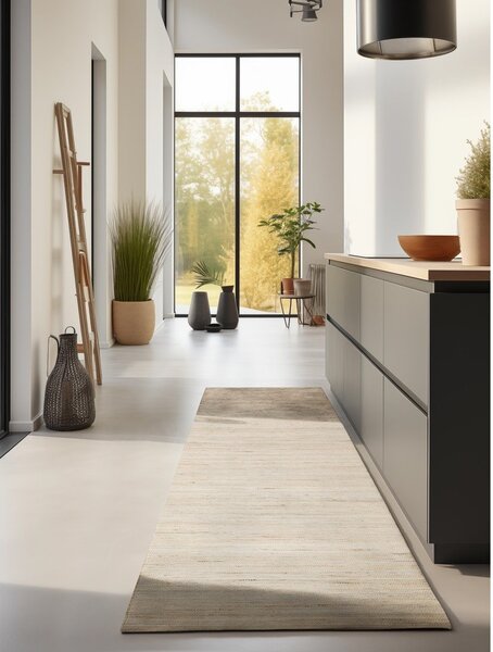 Bézs futószőnyeg 80x200 cm Handloom – Hanse Home