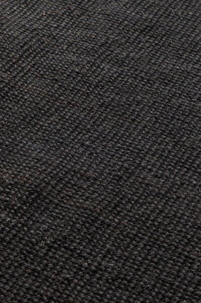 Fekete juta futószőnyeg 80x200 cm Bouclé – Hanse Home