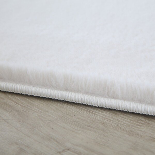 Krémszínű mosható szőnyeg 80x150 cm Pouffy – Ayyildiz Carpets