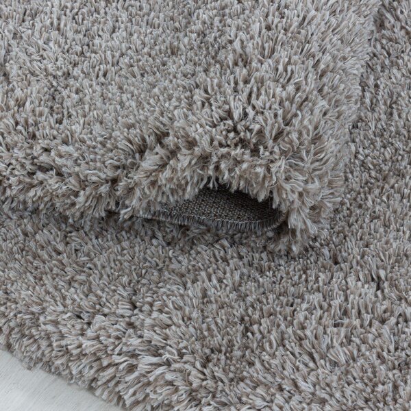 Világosbarna futószőnyeg 80x250 cm Fluffy – Ayyildiz Carpets