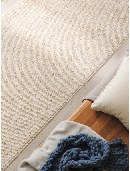 Krémszínű mosható futószőnyeg 80x240 cm Rocco Cream – Elle Decoration