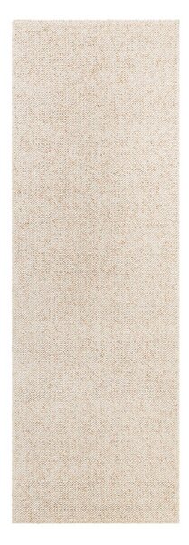 Krémszínű mosható futószőnyeg 80x240 cm Rocco Cream – Elle Decoration