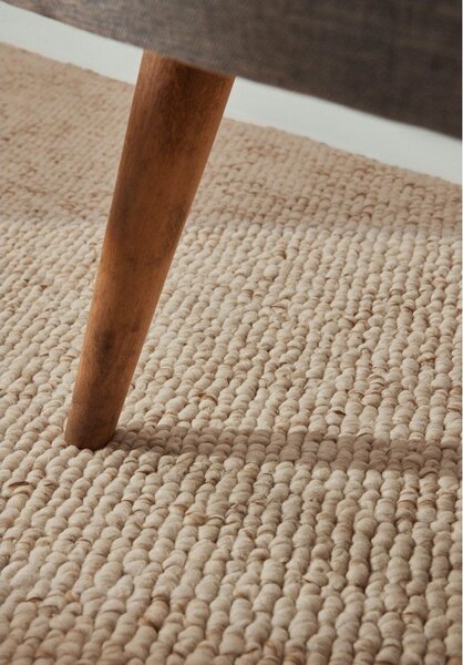 Krémszínű mosható futószőnyeg 80x240 cm Rocco Cream – Elle Decoration