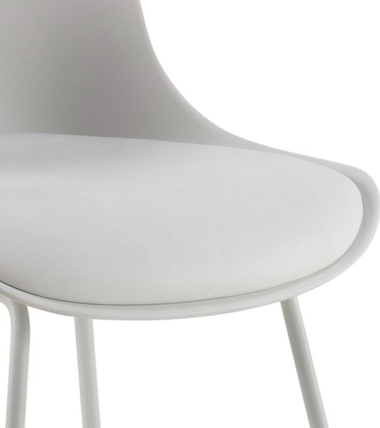 Fehér bárszék (ülésmagasság 76 cm) Tina – Actona