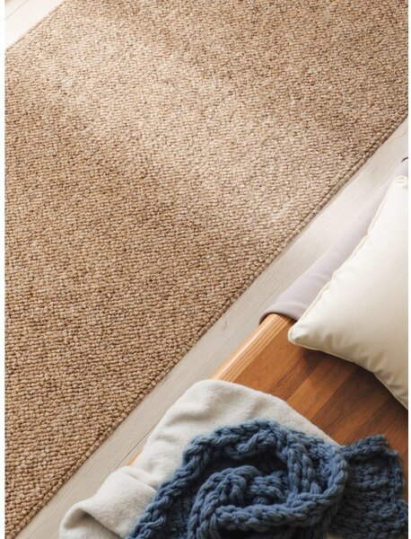 Világosbarna mosható futószőnyeg 80x240 cm Rocco Caramel – Elle Decoration