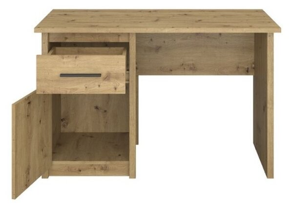 KONDELA Számítógépasztal 1D1S/120, artisan tölgy, AIRON