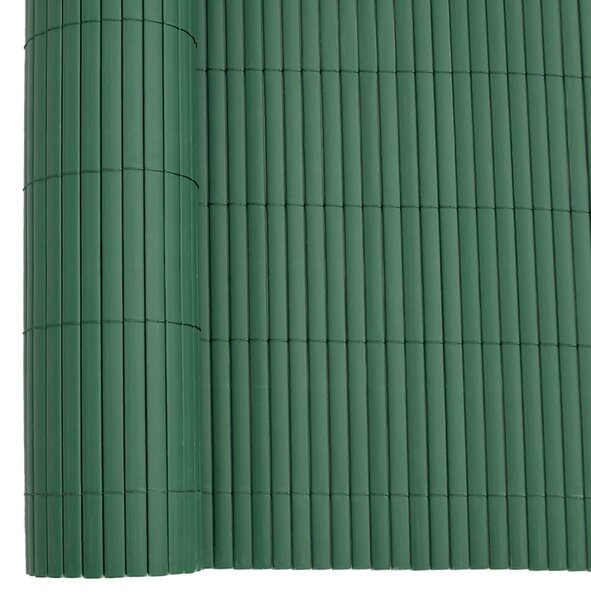 VidaXL kétoldalas zöld kerti kerítés 1,8 x 3 m PVC