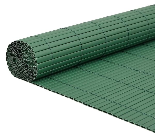 VidaXL kétoldalas zöld kerti kerítés 1,8 x 5 m PVC