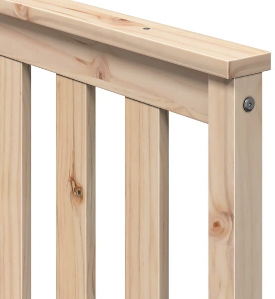 VidaXL tömör fenyőfa heverő matrac nélkül 90 x 200 cm