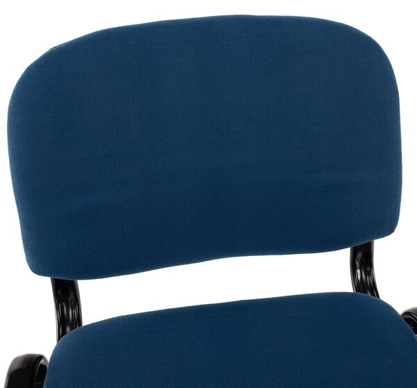 KONDELA Irodai szék, sötétkék, ISO ECO