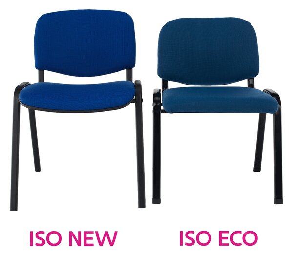 KONDELA Irodai szék, sötétkék, ISO ECO