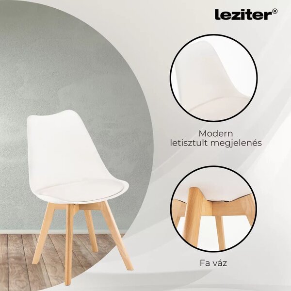 Lola 4+1 étkező garnitúra fehér-fehér