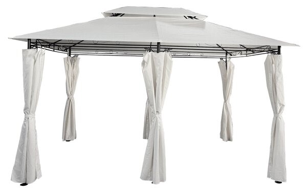 KONDELA Kerti pavilon 3x4 m, bézs, TABARI