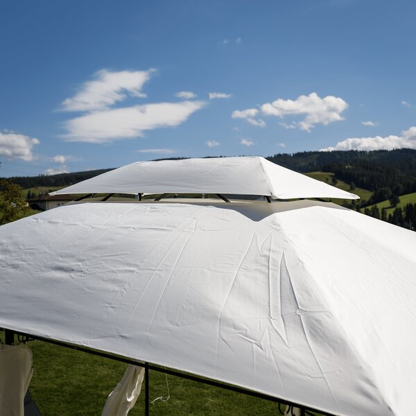 KONDELA Kerti pavilon 3x4 m, bézs, TABARI
