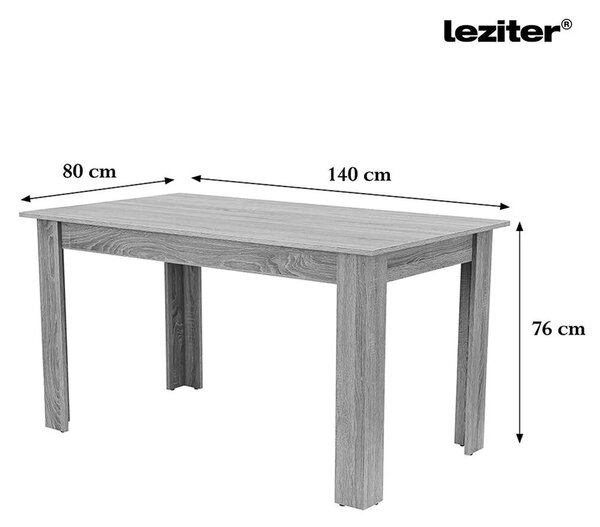 Lola 4+1 étkező garnitúra fehér-fehér