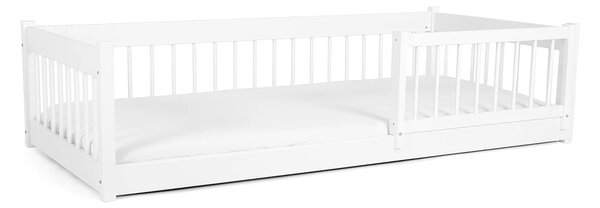 LESZANKA gyerek montessori ágy 90x200 - fehér