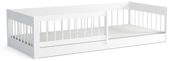 LESZANKA gyerek montessori ágy 90x200 - fehér