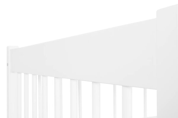 Wilsondo LESZANKA gyerek fa montessori ágy ágyneműtartóval 80x180 - fehér