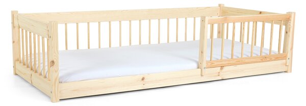 Wilsondo LESZANKA gyerek fa montessori ágy 80x180 - natúr borovi