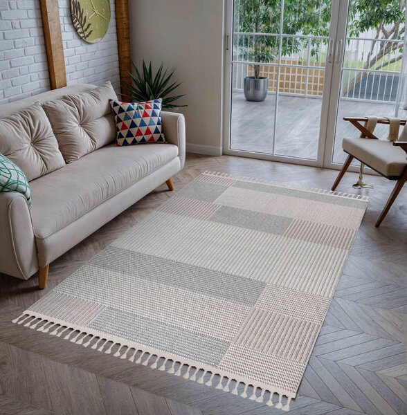 Conceptum Hypnose szőnyeg (100 x 200) bézs szürke Korya - bézs, szürke