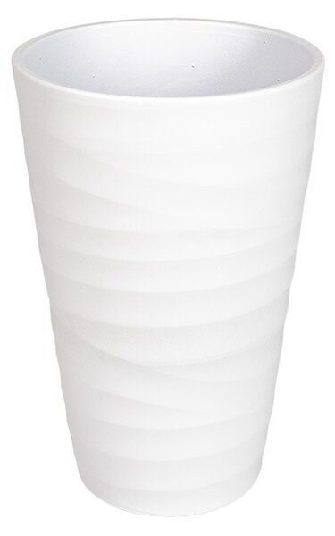 Wave orchidea váza matt fehér 32cm