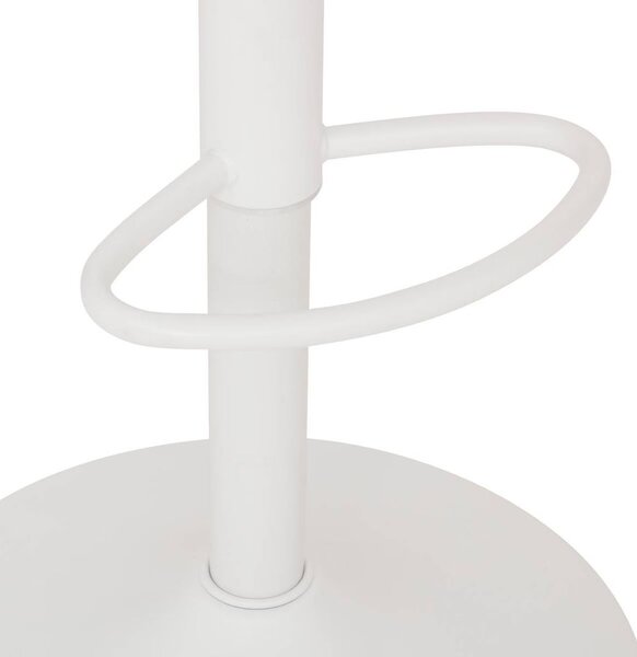 Bárszék velúr - fém, állítható 60-76 cm bézs, fehér - BOUTON