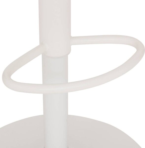 Bárszék velúr - fém, állítható 60-76 cm okkersárga, fehér - BOUTON