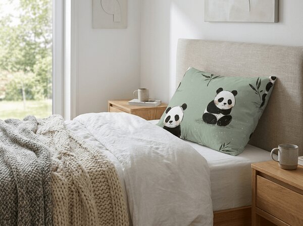 Mikroszálas párnahuzat PANDA RELAX 50x70 cm, Mentás
