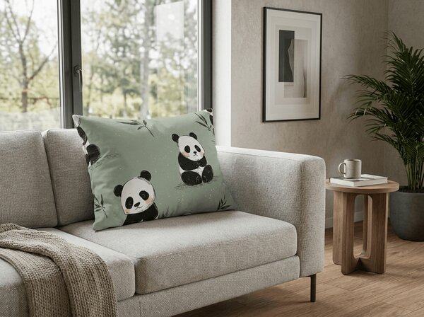 Mikroszálas párnahuzat PANDA RELAX 50x70 cm, Mentás