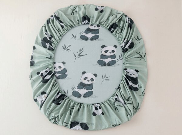 Mikroszálas lepedő PANDA RELAX mentás 90x200 cm