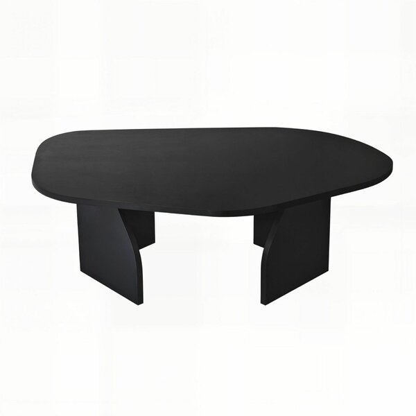 Hanah Home Coffee Table Black Rock - Fekete