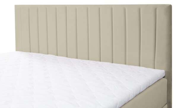 KONDELA Boxspring ágy, 160x200, bézs, VALENCI