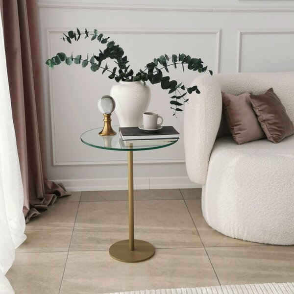 Hanah Home Dohányzóasztal Gold Social - Arany
